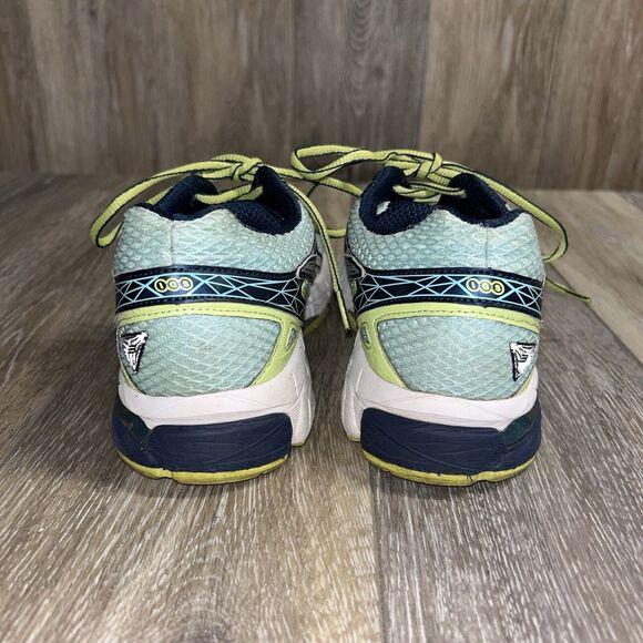 Asics GT 1000 Athletic Running Sneaker Shoes Blue Green T4K8Q Women’s US Size 8 - Picture 7 of 11